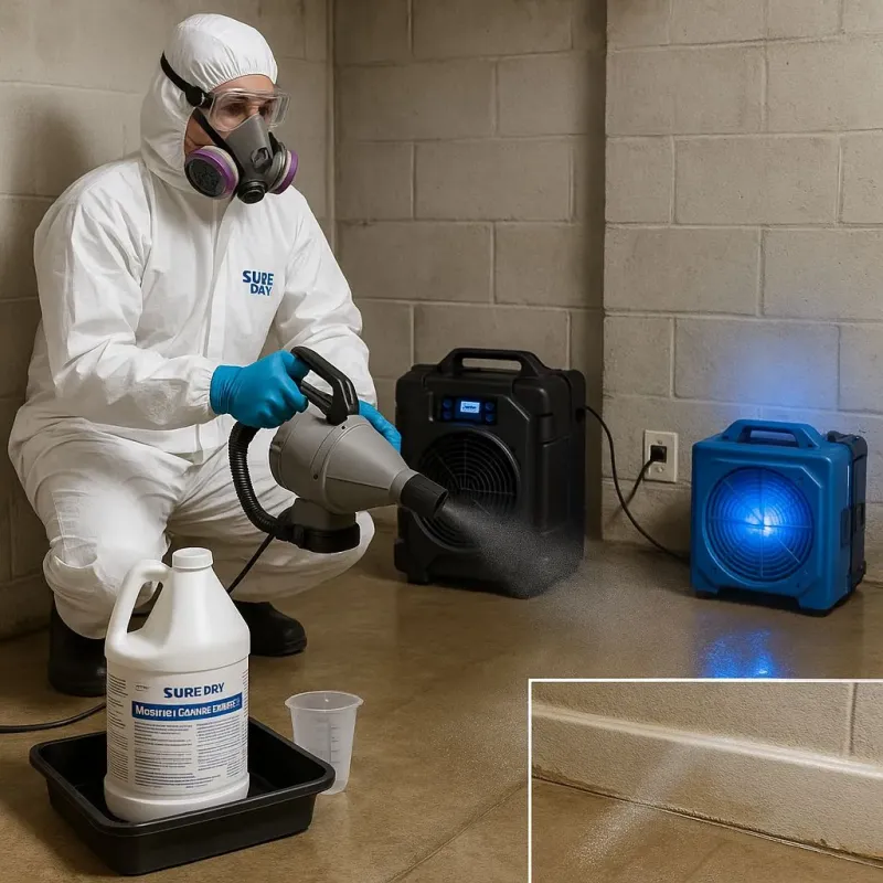 Sanitization and Odor Removal process in Mira Monte, CA