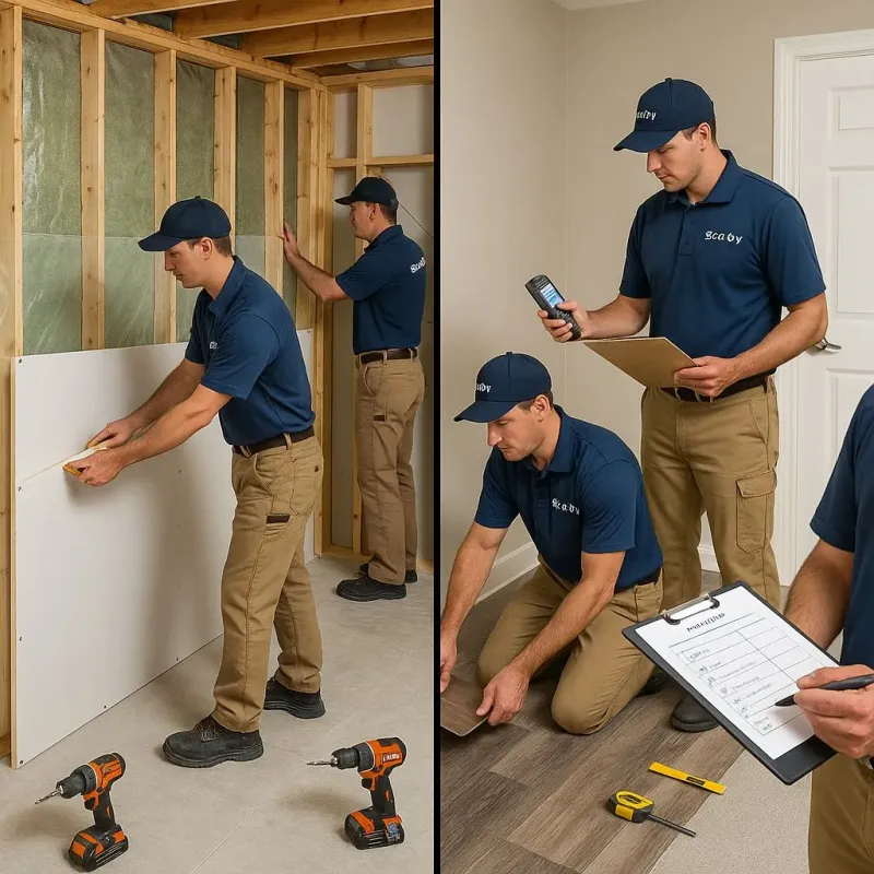 Repairs and Reconstruction process in Mira Monte, CA